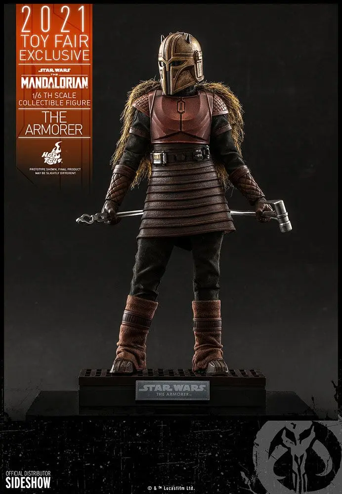 Star Wars The Mandalorian Actionfigur 1/6 The Armorer 2021 Toy Fair Exclusive 29 cm Produktfoto