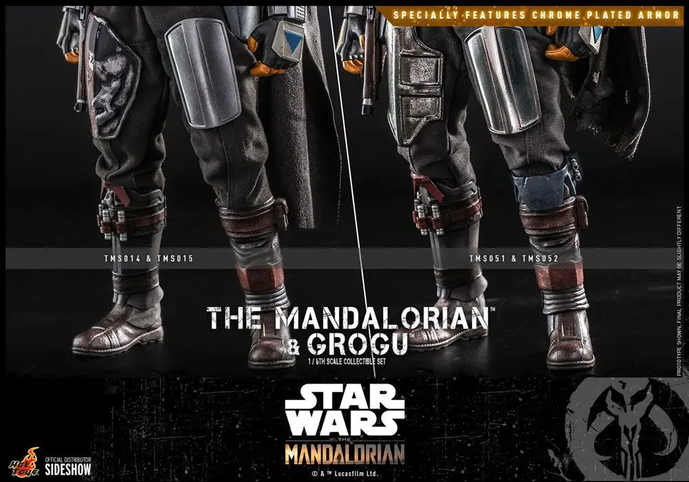 Star Wars The Mandalorian Actionfiguren Doppelpack 1/6 The Mandalorian & Grogu 30 cm Produktfoto