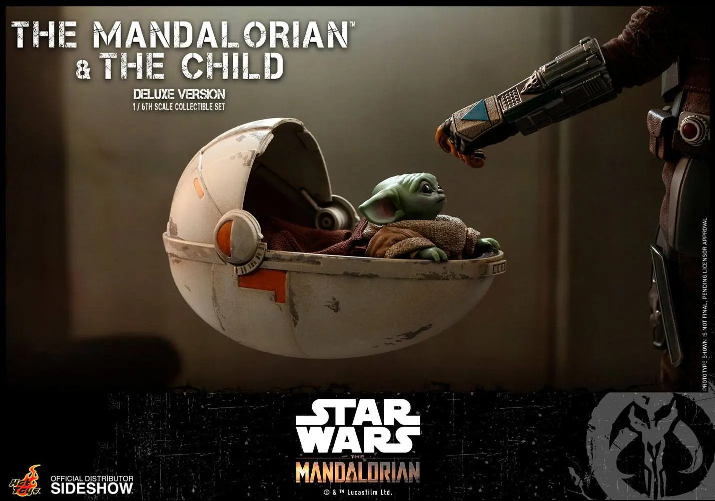 Star Wars The Mandalorian Actionfiguren Doppelpack 1/6 The Mandalorian & The Child Deluxe 30 cm Produktfoto