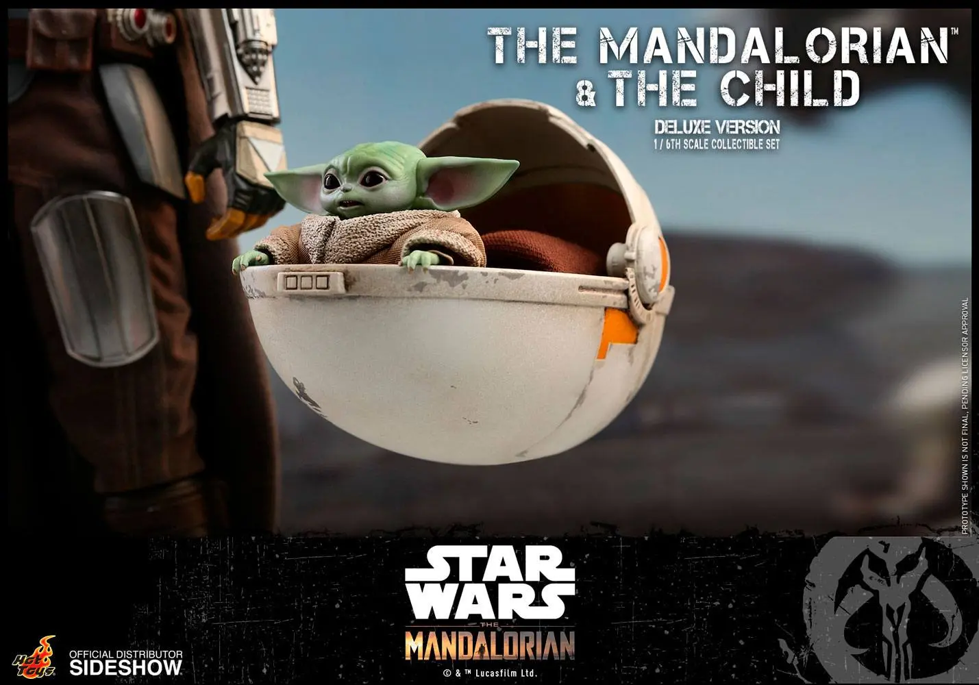 Star Wars The Mandalorian Actionfiguren Doppelpack 1/6 The Mandalorian & The Child Deluxe 30 cm Produktfoto