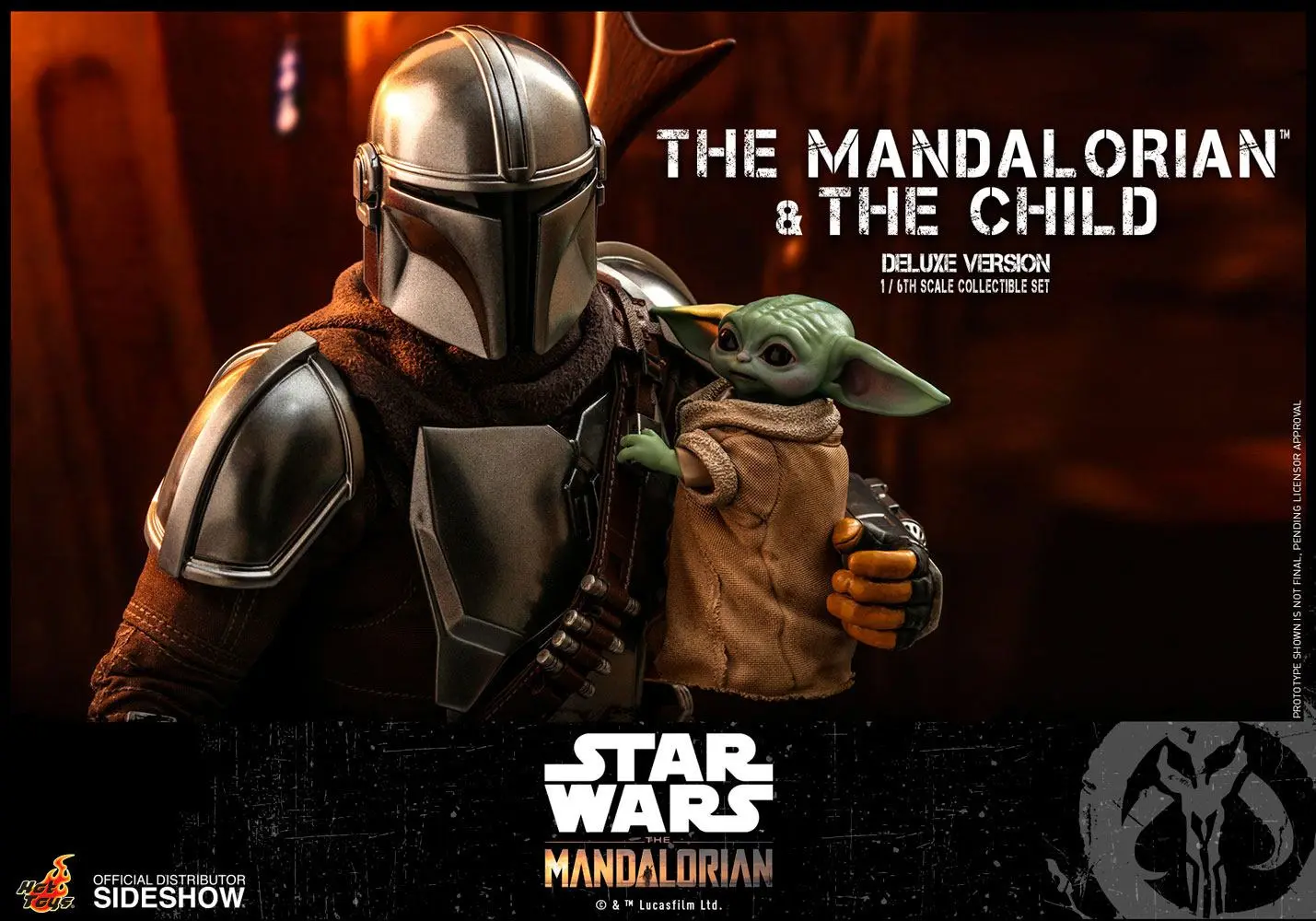 Star Wars The Mandalorian Actionfiguren Doppelpack 1/6 The Mandalorian & The Child Deluxe 30 cm Produktfoto