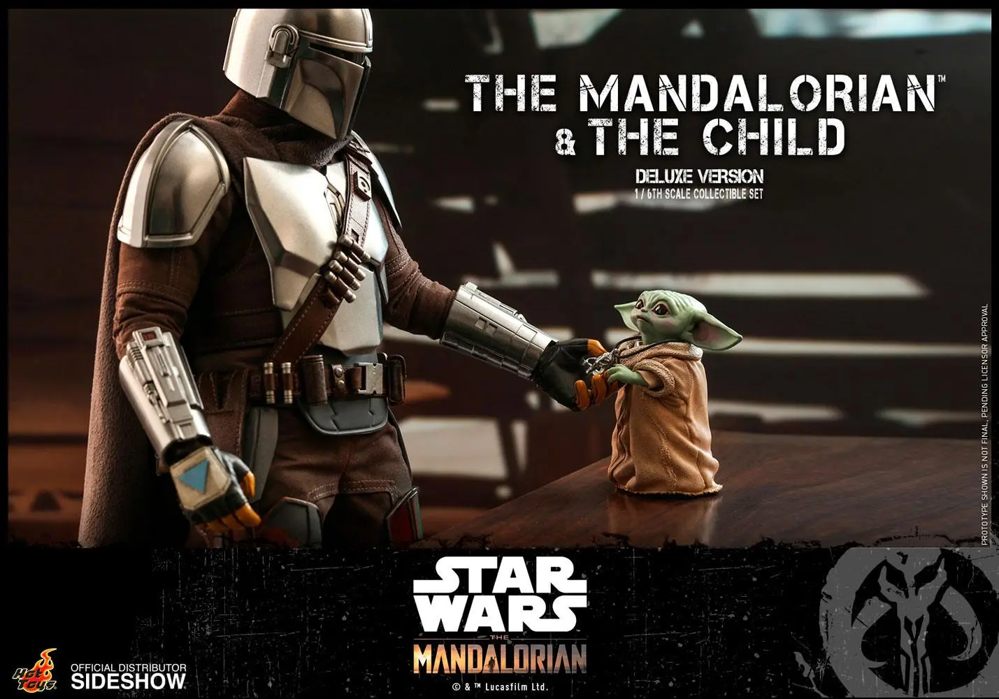 Star Wars The Mandalorian Actionfiguren Doppelpack 1/6 The Mandalorian & The Child Deluxe 30 cm Produktfoto