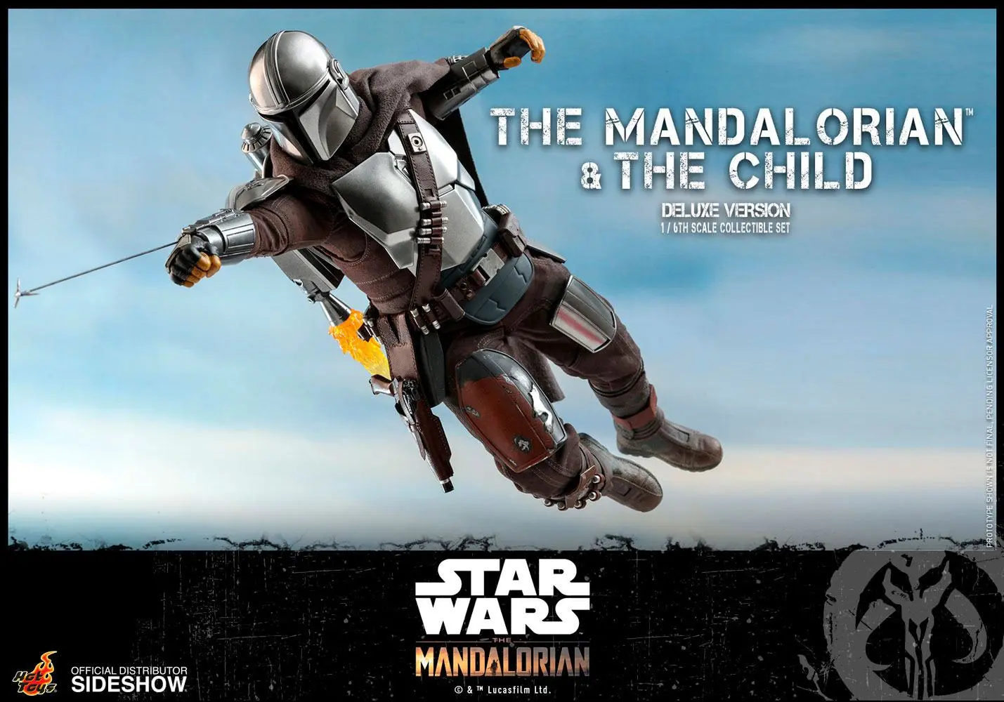 Star Wars The Mandalorian Actionfiguren Doppelpack 1/6 The Mandalorian & The Child Deluxe 30 cm Produktfoto