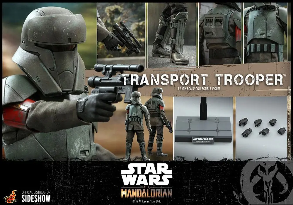 Star Wars The Mandalorian Actionfigur 1/6 Transport Trooper 31 cm Produktfoto