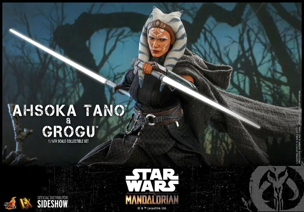 Star Wars The Mandalorian Actionfiguren Doppelpack 1/6 Ahsoka Tano & Grogu 29 cm termékfotó