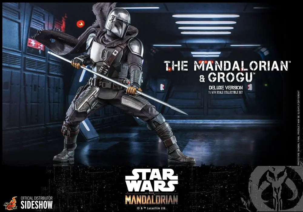 Star Wars The Mandalorian Actionfiguren Doppelpack 1/6 The Mandalorian & Grogu Deluxe Version 30 cm Produktfoto