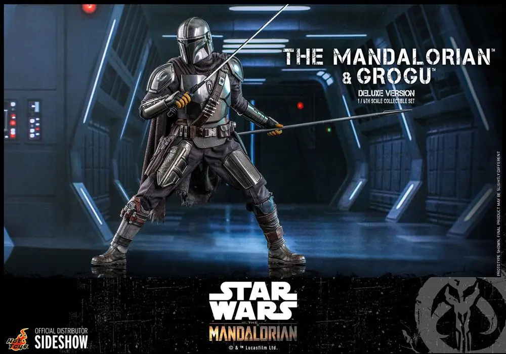 Star Wars The Mandalorian Actionfiguren Doppelpack 1/6 The Mandalorian & Grogu Deluxe Version 30 cm Produktfoto