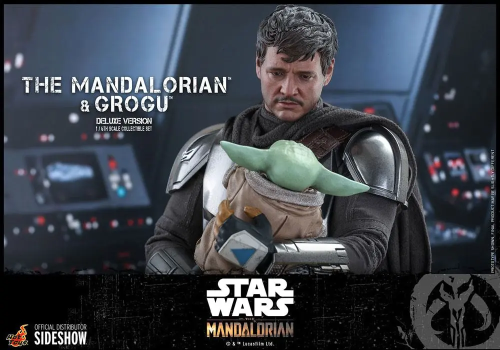 Star Wars The Mandalorian Actionfiguren Doppelpack 1/6 The Mandalorian & Grogu Deluxe Version 30 cm Produktfoto