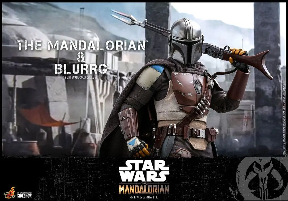 Star Wars The Mandalorian Actionfiguren Doppelpack 1/6 The Mandalorian & Blurrg 37 cm Produktfoto