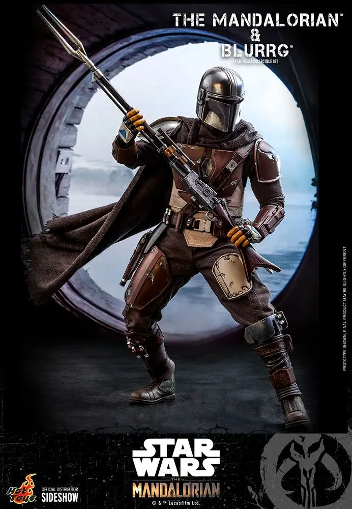 Star Wars The Mandalorian Actionfiguren Doppelpack 1/6 The Mandalorian & Blurrg 37 cm Produktfoto