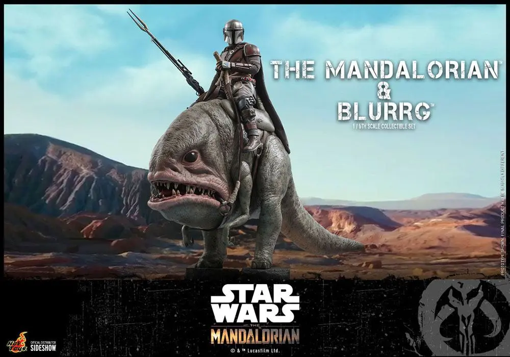 Star Wars The Mandalorian Actionfiguren Doppelpack 1/6 The Mandalorian & Blurrg 37 cm Produktfoto