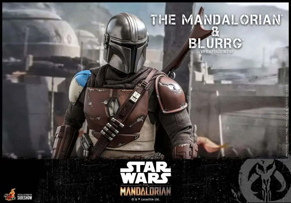 Star Wars The Mandalorian Actionfiguren Doppelpack 1/6 The Mandalorian & Blurrg 37 cm Produktfoto