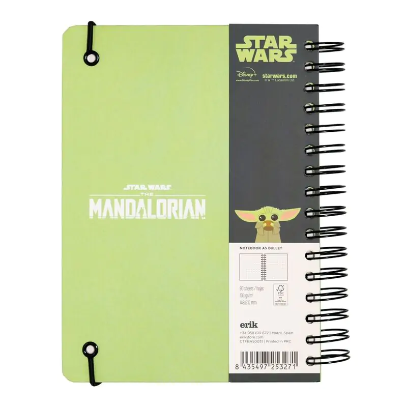 Star Wars The Mandalorian A5 Notizbuch Produktfoto