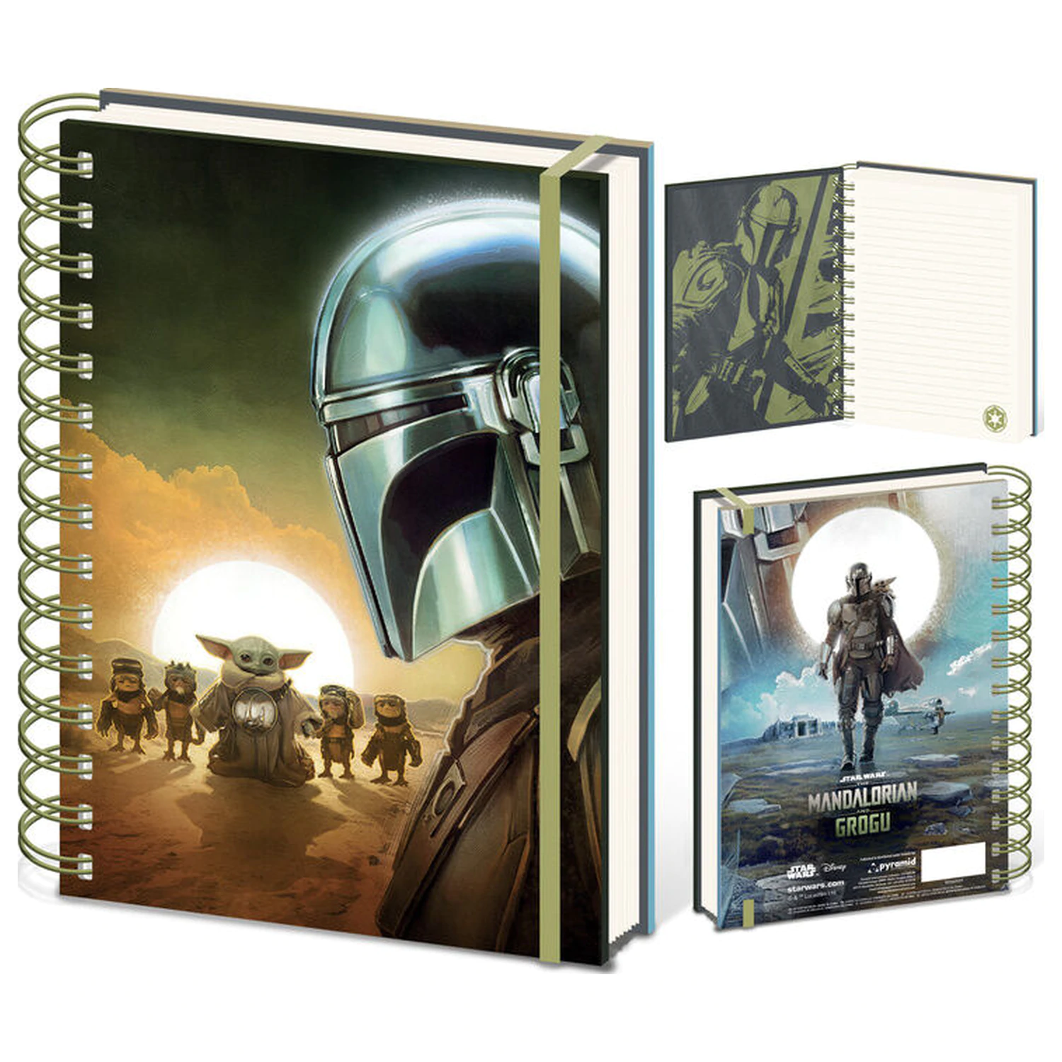 Star Wars The Mandalorian A5 Notizbuch Produktfoto