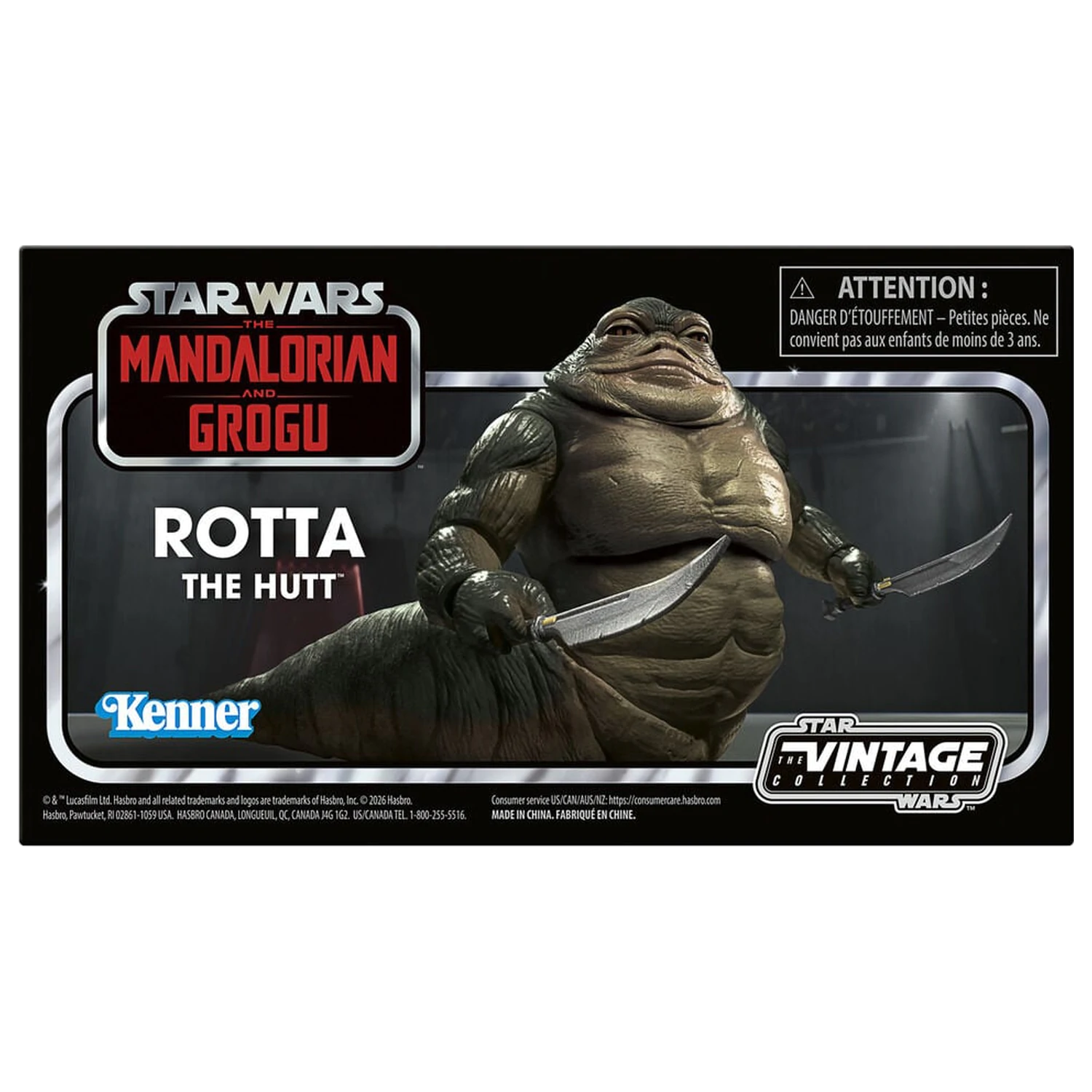 Star Wars The Mandalorian and Grog Rotta The Hutt Figur 9,5cm Produktfoto