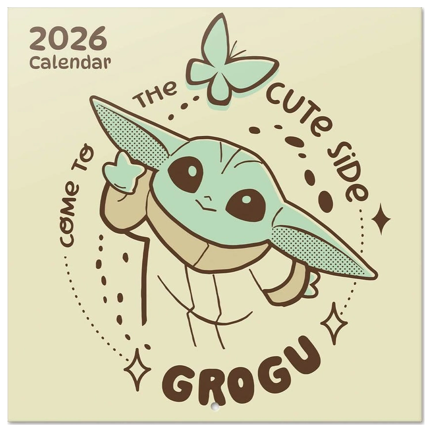 Star Wars The Mandalorian and Grogu 2027 Wandkalender 30 x 30 cm Produktfoto