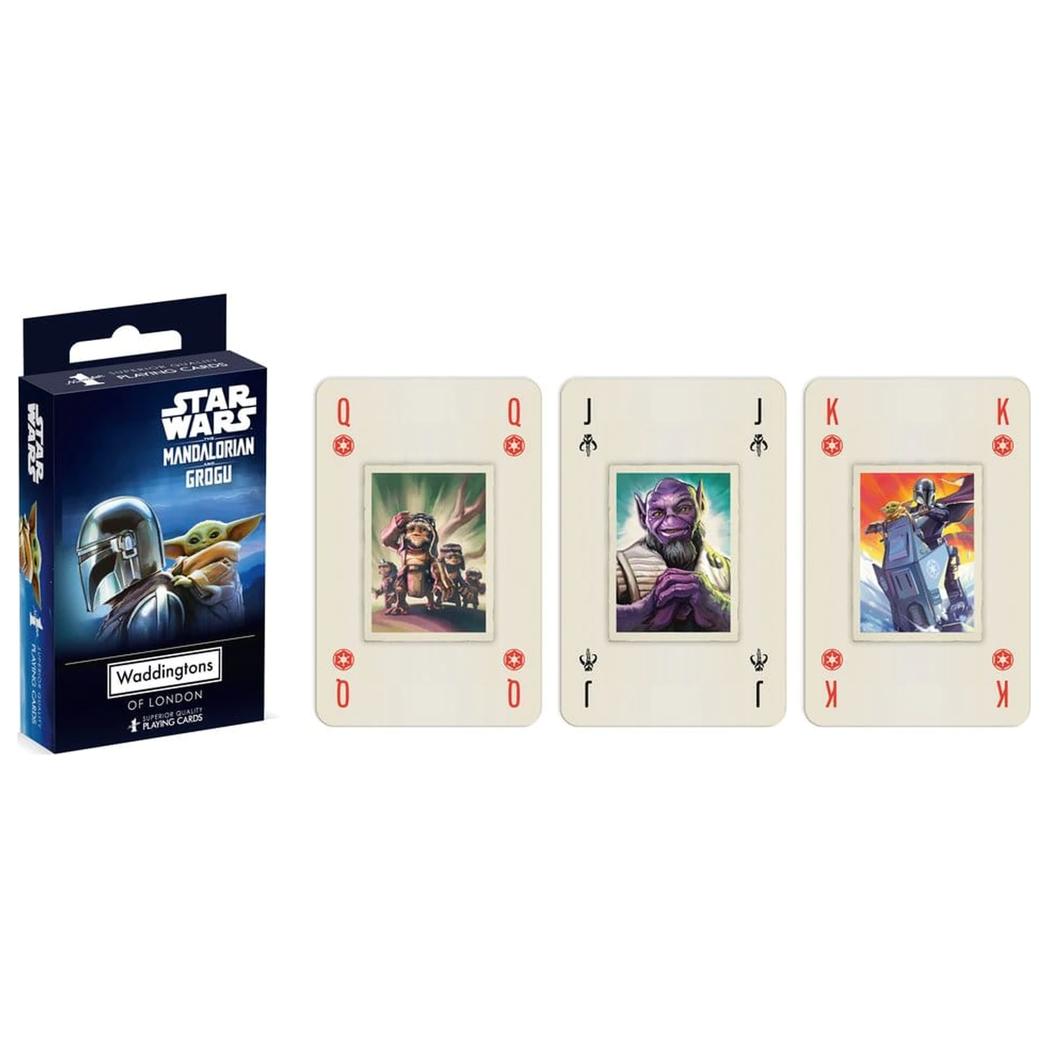 Star Wars Spielkarten The Mandalorian and Grogu *englische Version* Produktfoto