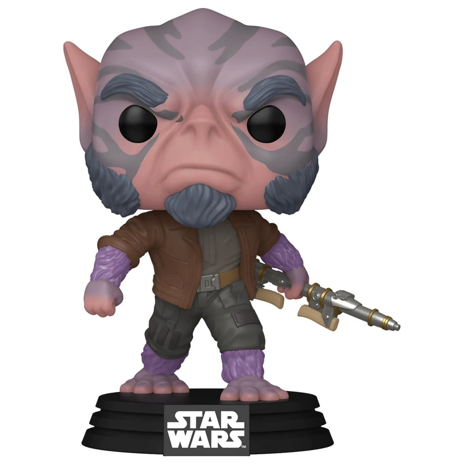 Star Wars: The Mandalorian and Grogu Funko POP! Vinyl Wackelkopf Figur Zeb Orrelios 9 cm Produktfoto