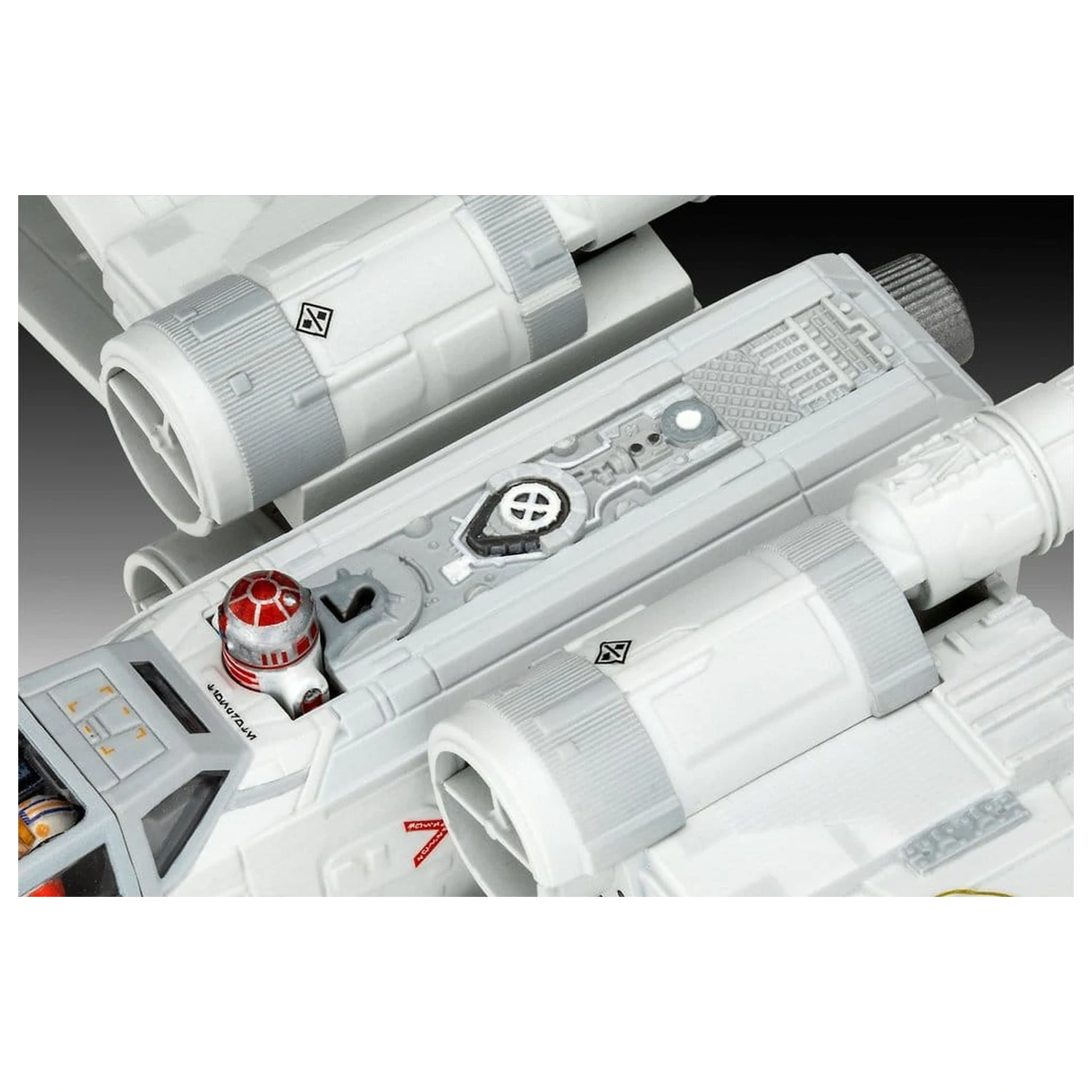Star Wars The Mandalorian and Grogu Revell Modellbausatz 1/57 New Republic X-Wing Fighter 22 cm Produktfoto
