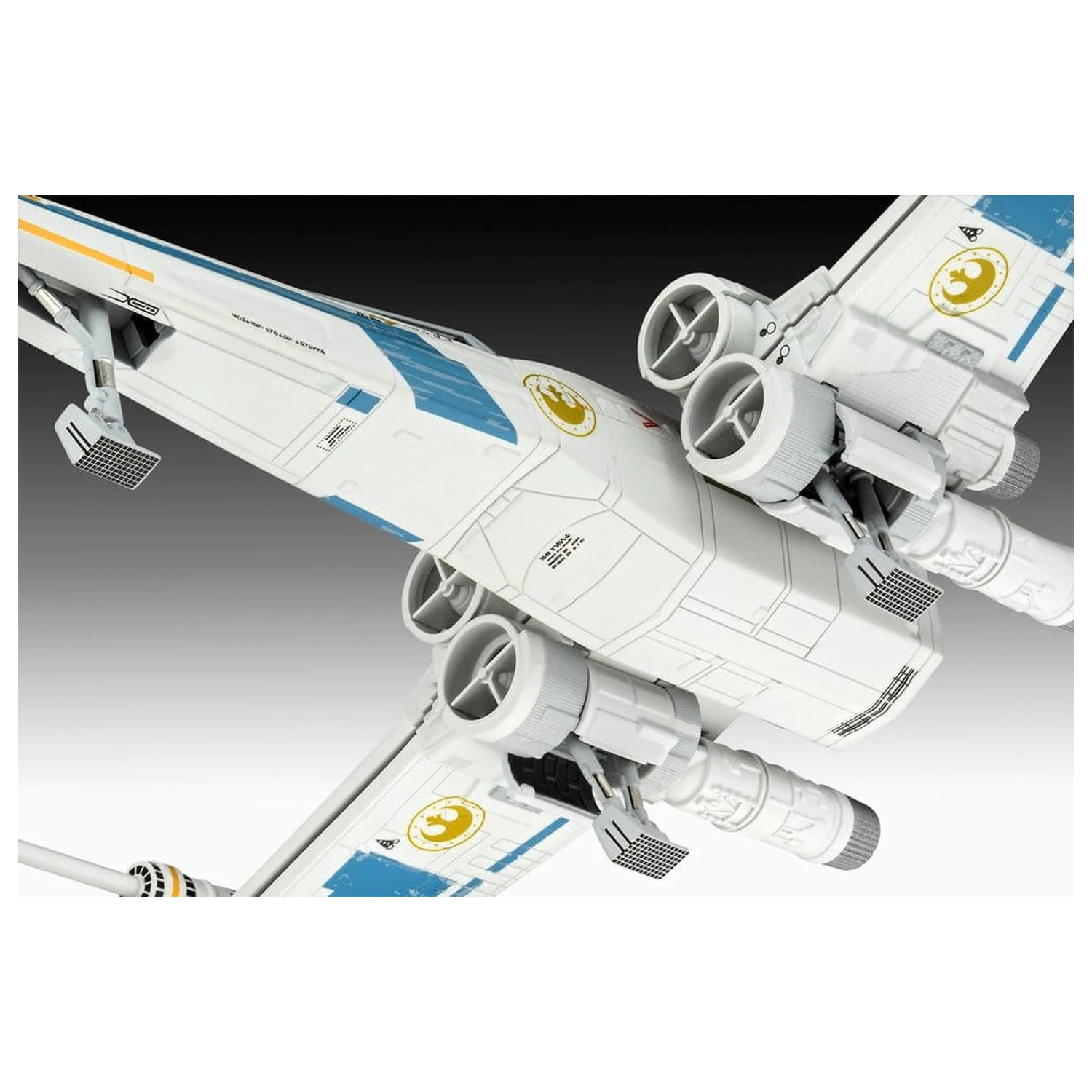 Star Wars The Mandalorian and Grogu Revell Modellbausatz 1/57 New Republic X-Wing Fighter 22 cm Produktfoto