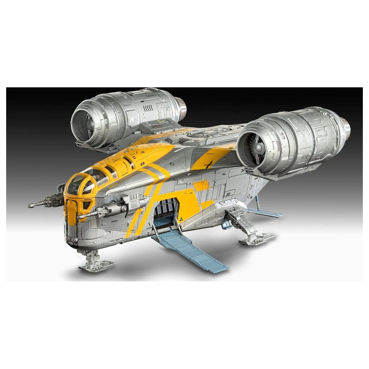 Star Wars The Mandalorian and Grogu Revell Modellbausatz 1/72 Razor Crest 34 cm Produktfoto