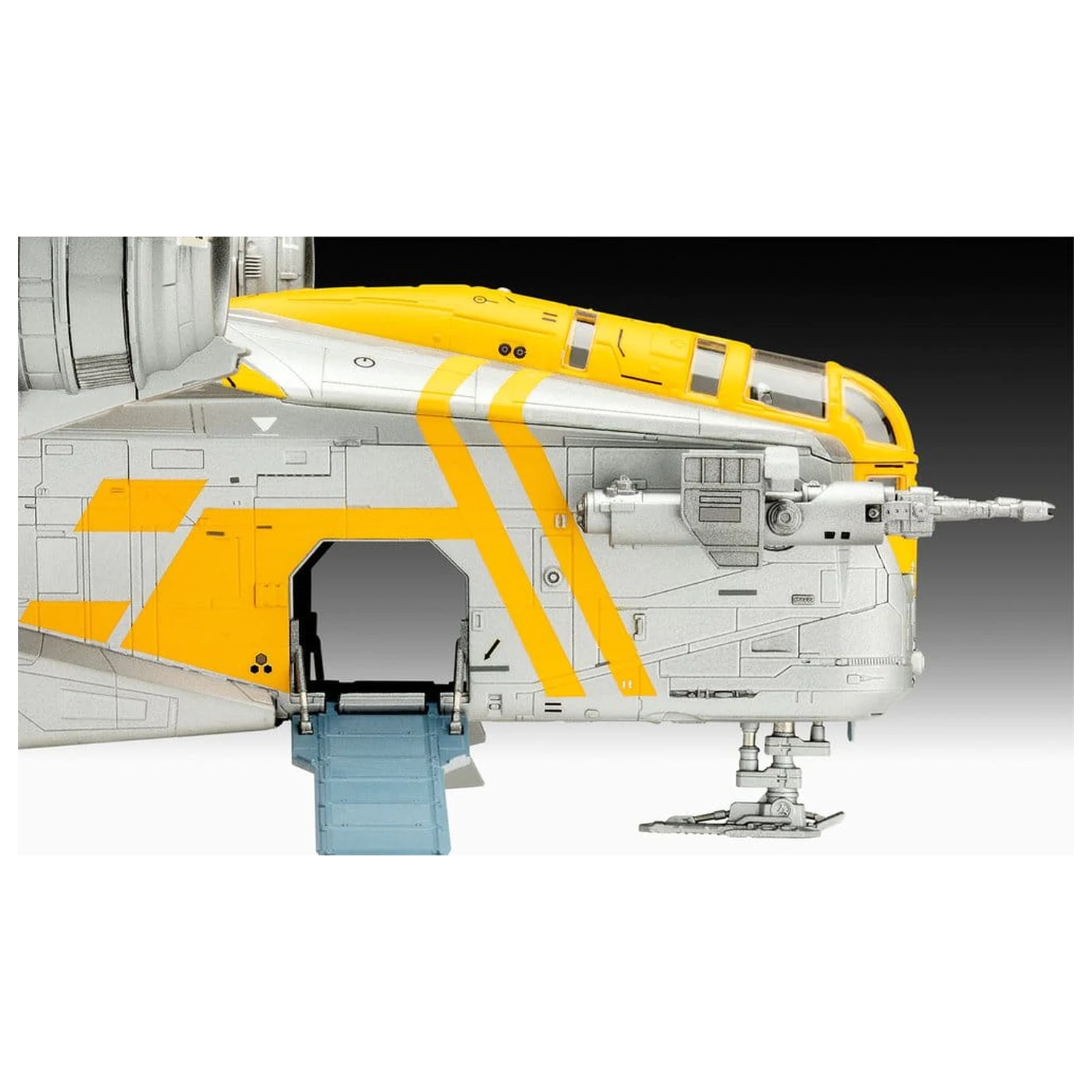 Star Wars The Mandalorian and Grogu Revell Modellbausatz 1/72 Razor Crest 34 cm Produktfoto