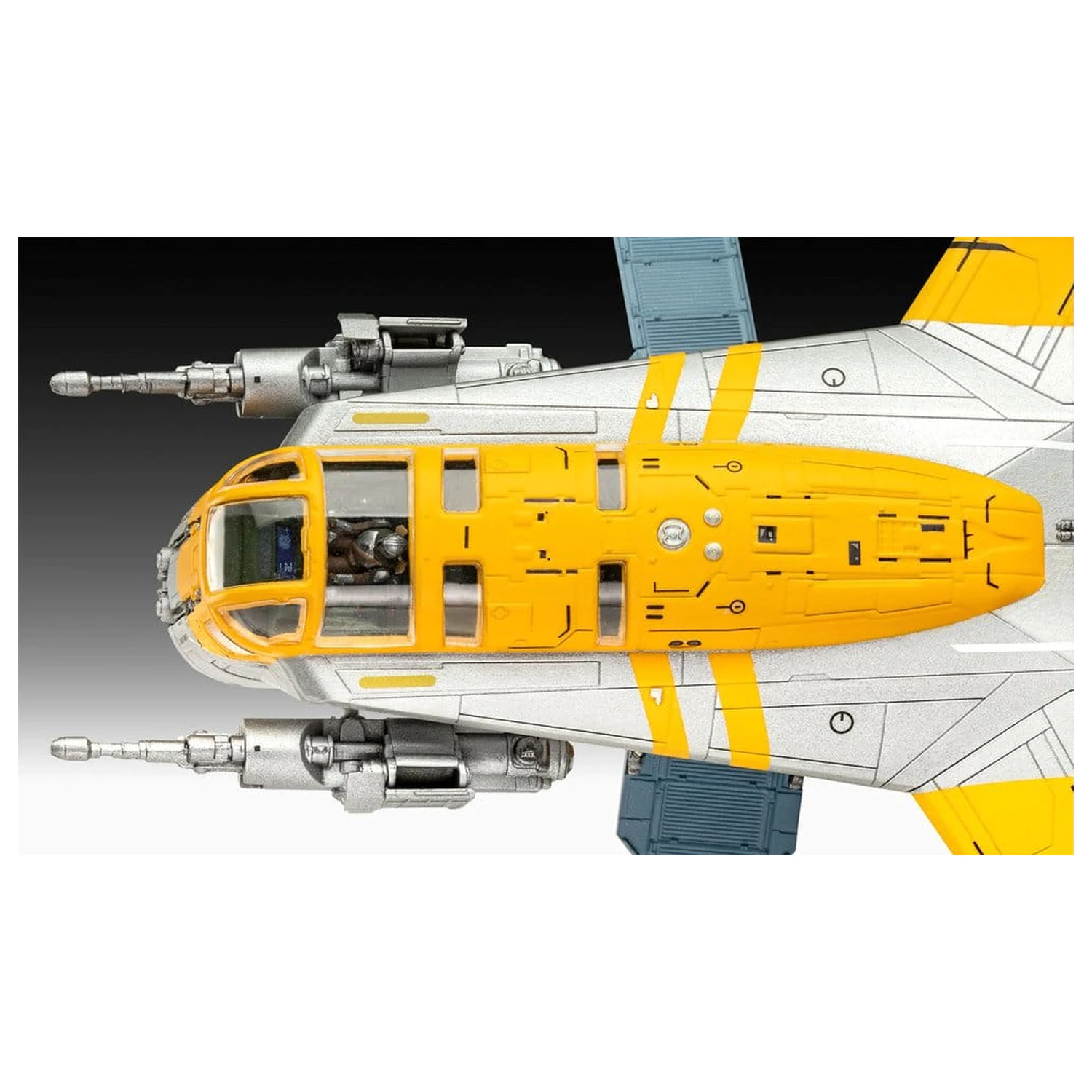 Star Wars The Mandalorian and Grogu Revell Modellbausatz 1/72 Razor Crest 34 cm Produktfoto