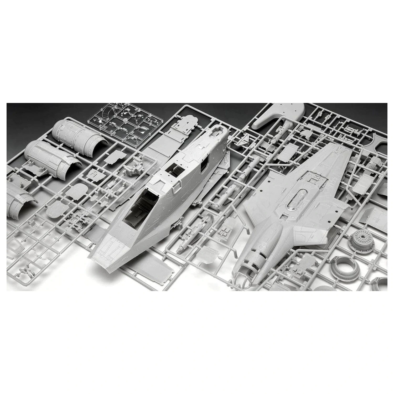 Star Wars The Mandalorian and Grogu Revell Modellbausatz 1/72 Razor Crest 34 cm Produktfoto