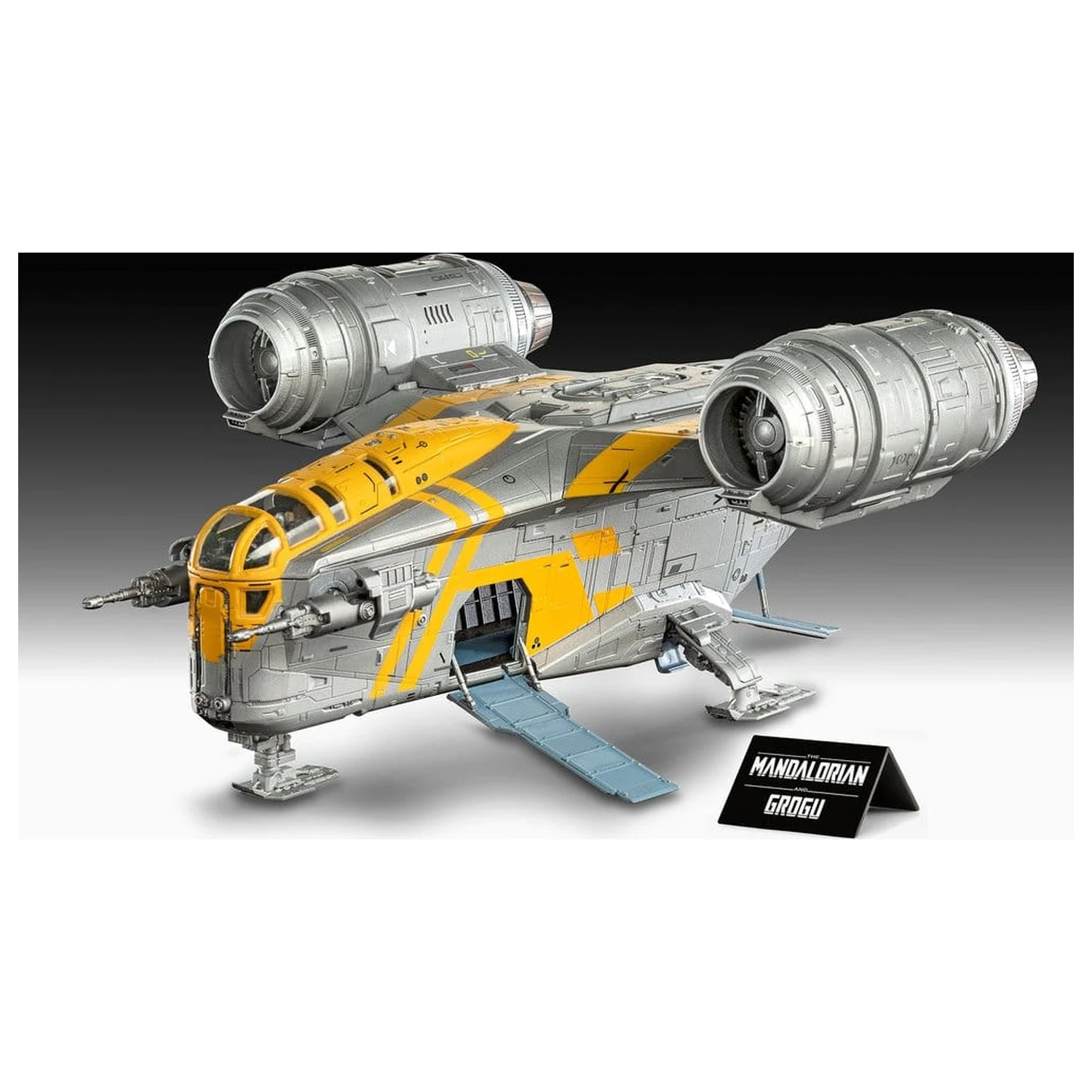 Star Wars The Mandalorian and Grogu Revell Modellbausatz 1/72 Razor Crest 34 cm Produktfoto