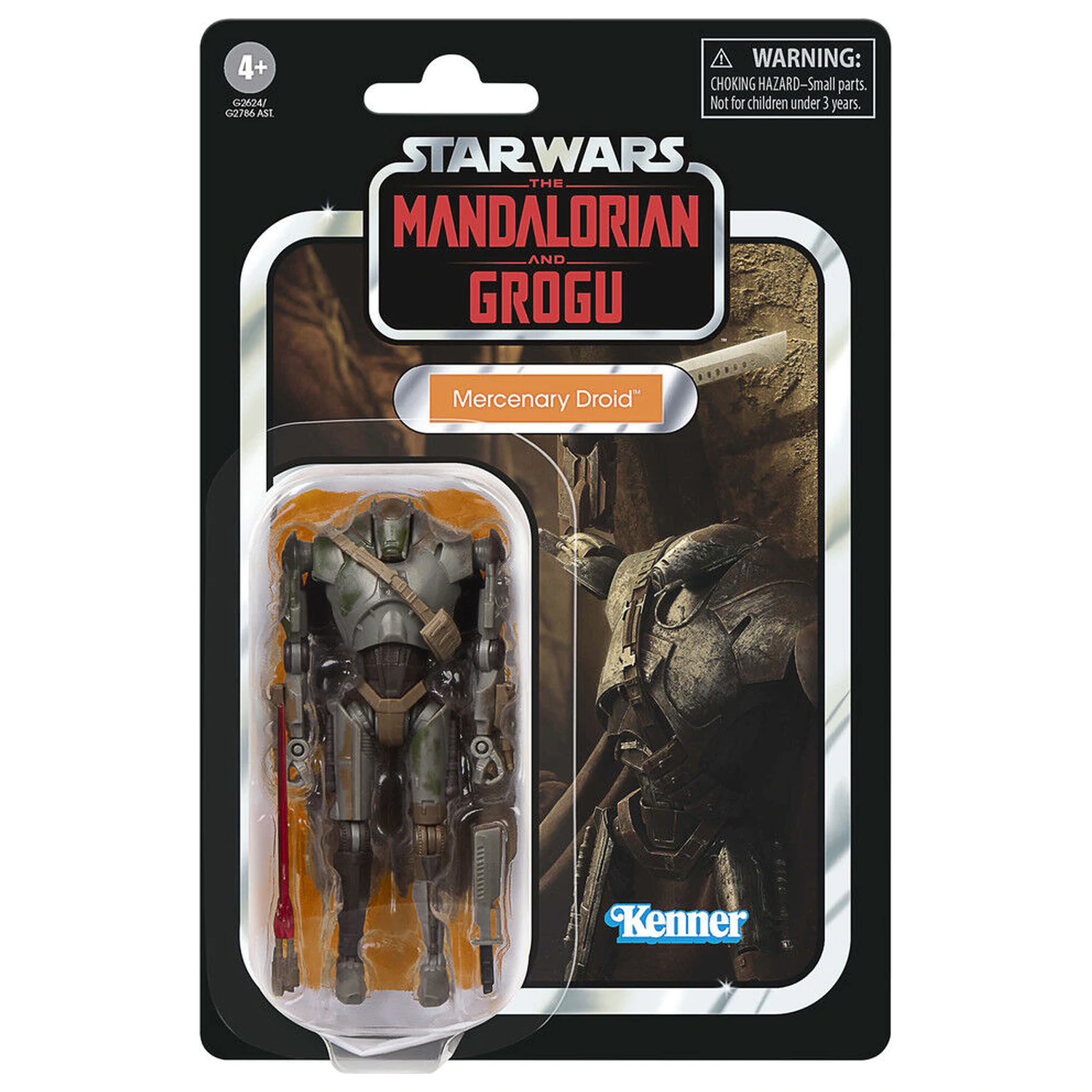 Star Wars The Mandalorian And Grogu Star Wars Kenner Mercenary Droid Figur 10 cm Produktfoto