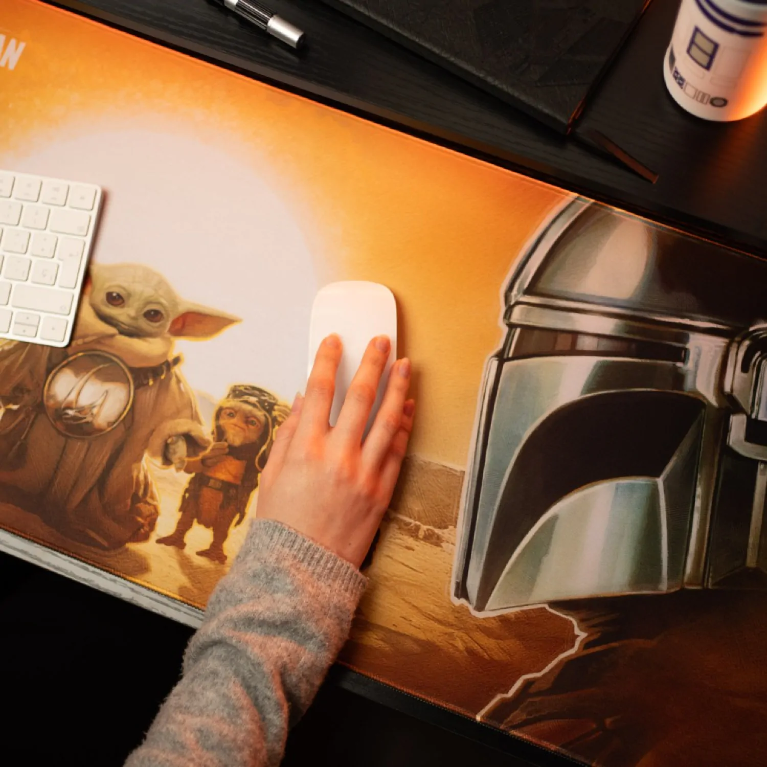 Star Wars: The Mandalorian and Grogu XL Mauspad 80 x 35 cm Produktfoto
