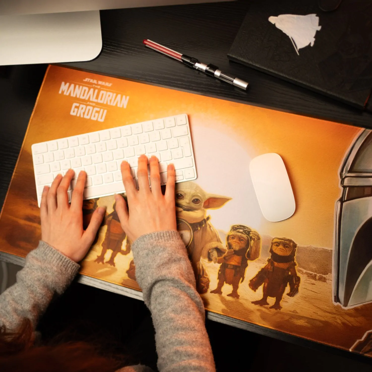 Star Wars: The Mandalorian and Grogu XL Mauspad 80 x 35 cm Produktfoto