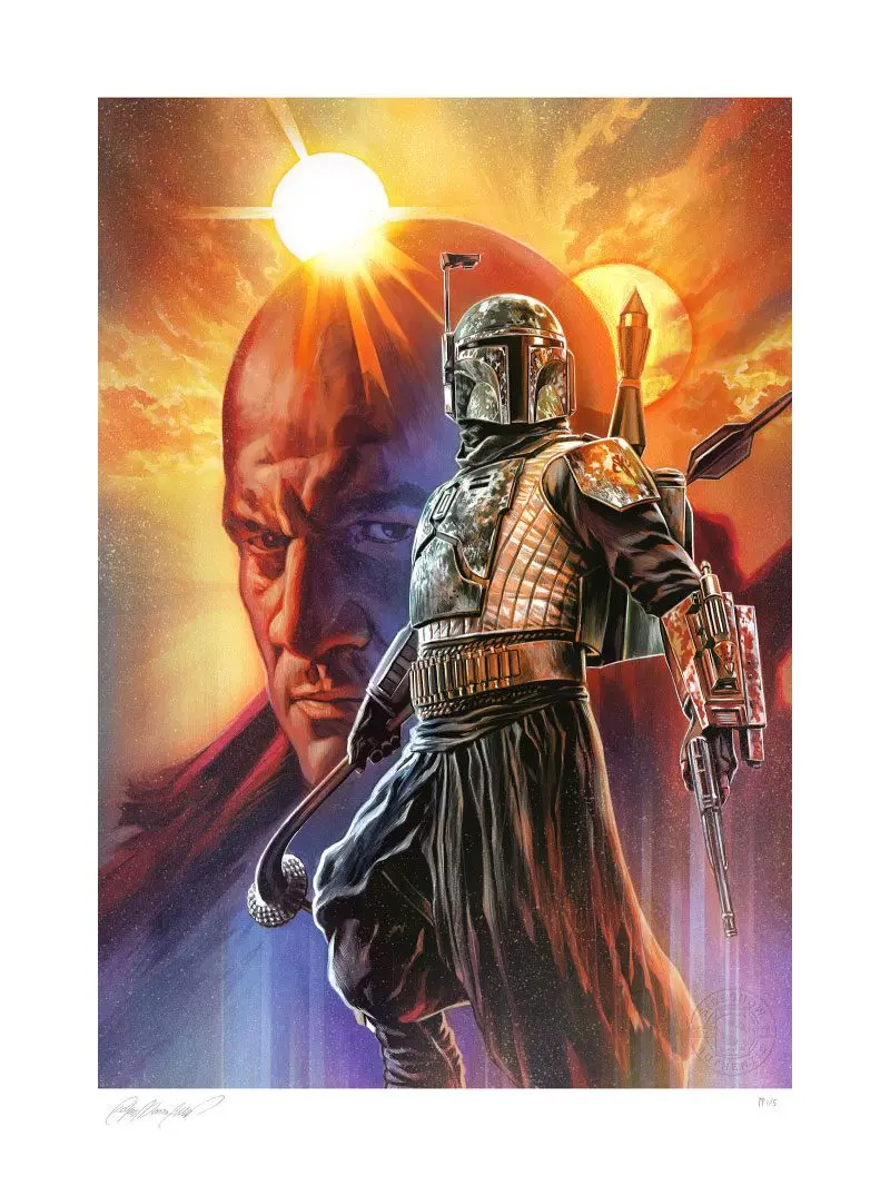 Star Wars: The Mandalorian Kunstdruck Boba Fett: The Gunslinger 46 x 61 cm - ungerahmt Produktfoto