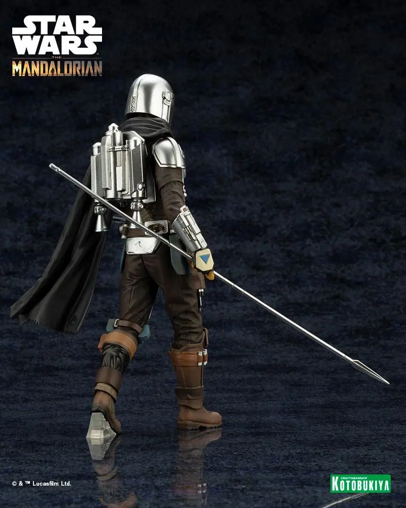 Star Wars The Mandalorian ARTFX Statue 1/10 Mandalorian & Grogu with Beskar Staff 18 cm Produktfoto
