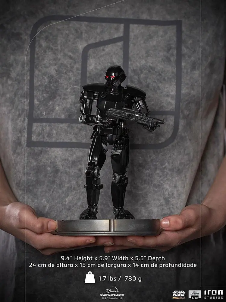 Star Wars The Mandalorian BDS Art Scale Statue 1/10 Dark Trooper 24 cm Produktfoto
