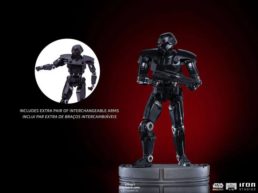 Star Wars The Mandalorian BDS Art Scale Statue 1/10 Dark Trooper 24 cm Produktfoto
