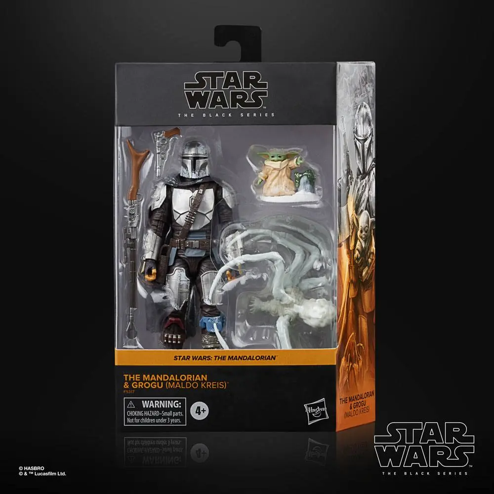 Star Wars The Mandalorian Black Series Actionfiguren 2022 Mandalorian & Grogu (Maldo Kreis) 15 cm Produktfoto
