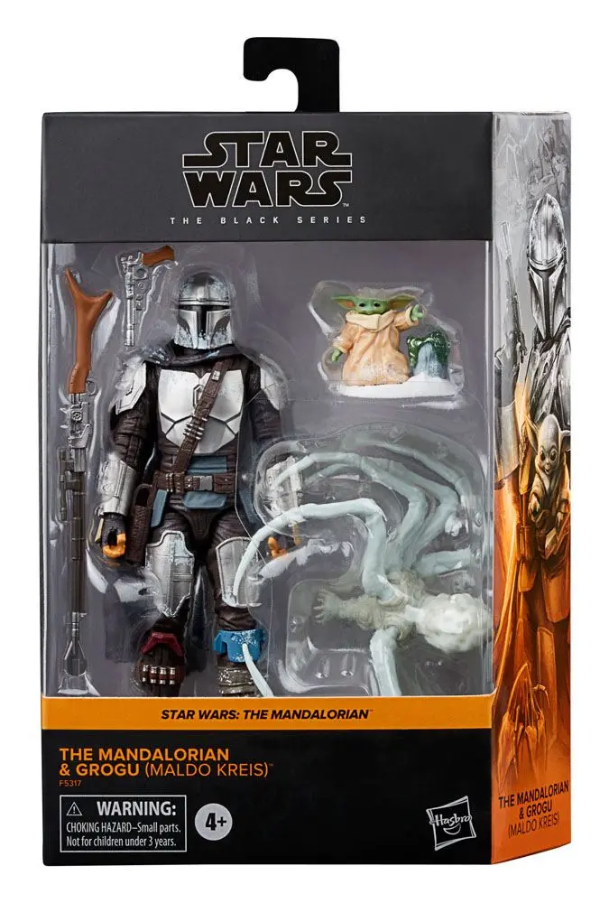 Star Wars The Mandalorian Black Series Actionfiguren 2022 Mandalorian & Grogu (Maldo Kreis) 15 cm Produktfoto
