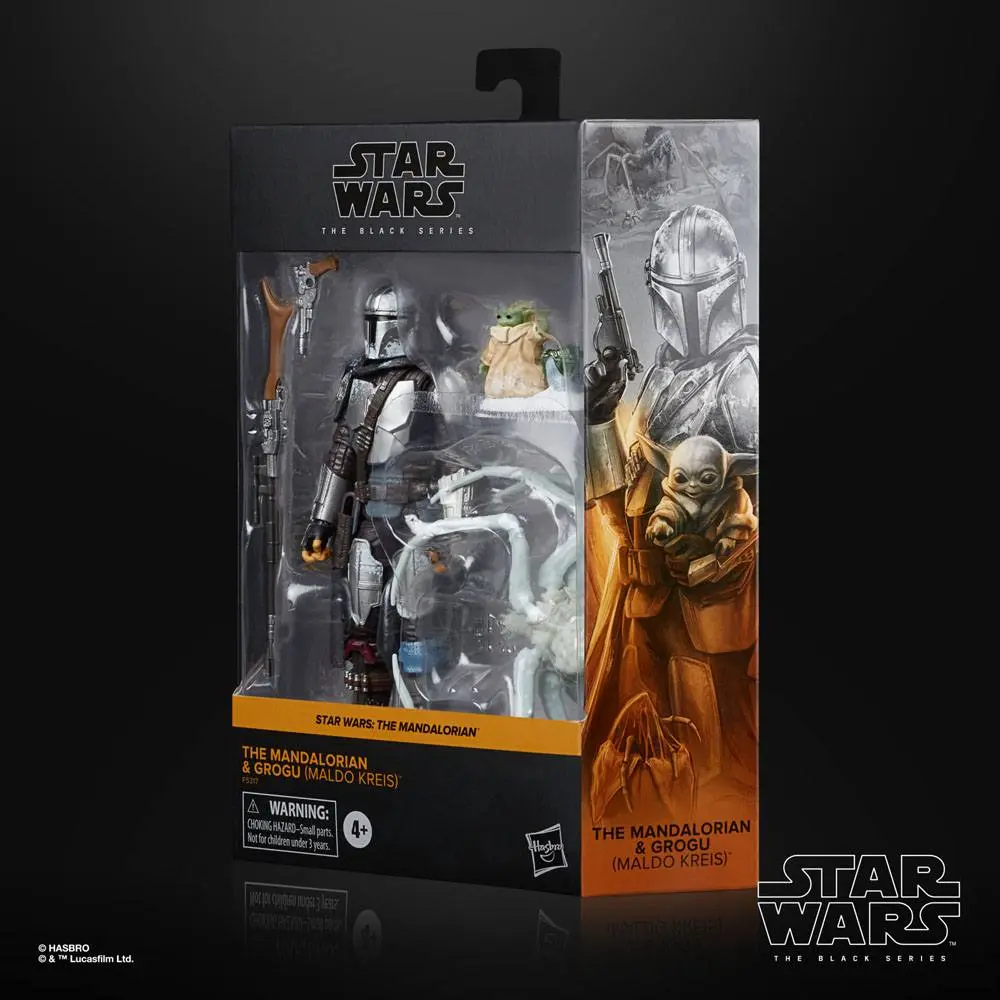 Star Wars The Mandalorian Black Series Actionfiguren 2022 Mandalorian & Grogu (Maldo Kreis) 15 cm Produktfoto