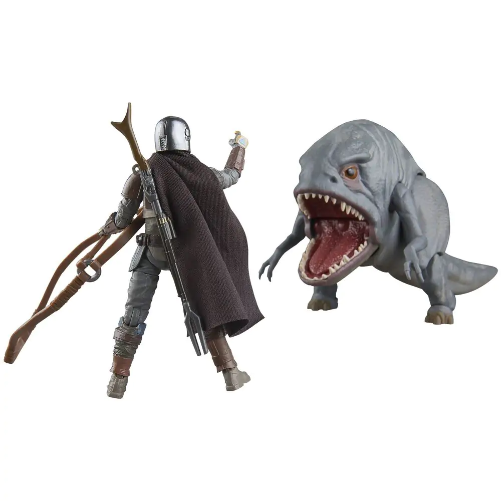 Star Wars The Mandalorian - Blurrg &amp; Mandalorian 2-er Figurn set 9,5cm Produktfoto