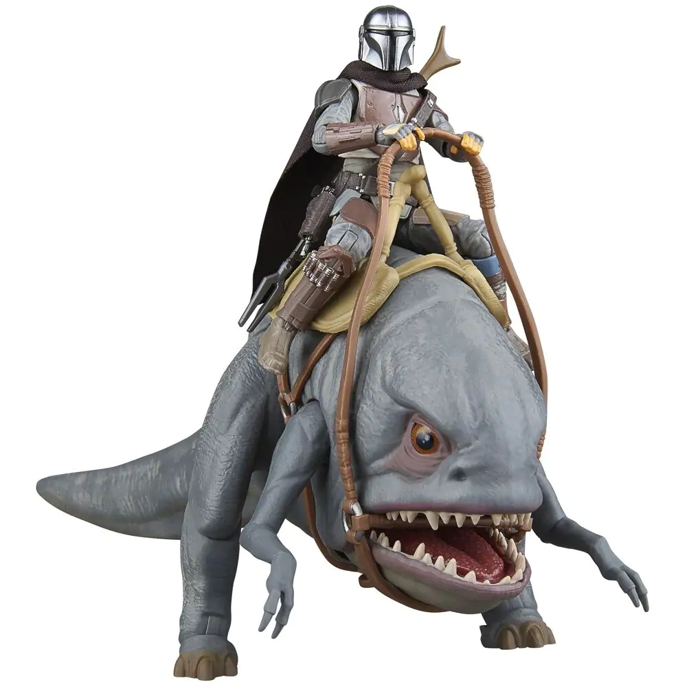 Star Wars The Mandalorian - Blurrg &amp; Mandalorian 2-er Figurn set 9,5cm Produktfoto