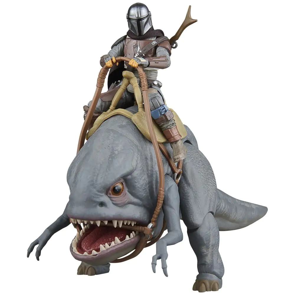 Star Wars The Mandalorian - Blurrg &amp; Mandalorian 2-er Figurn set 9,5cm Produktfoto