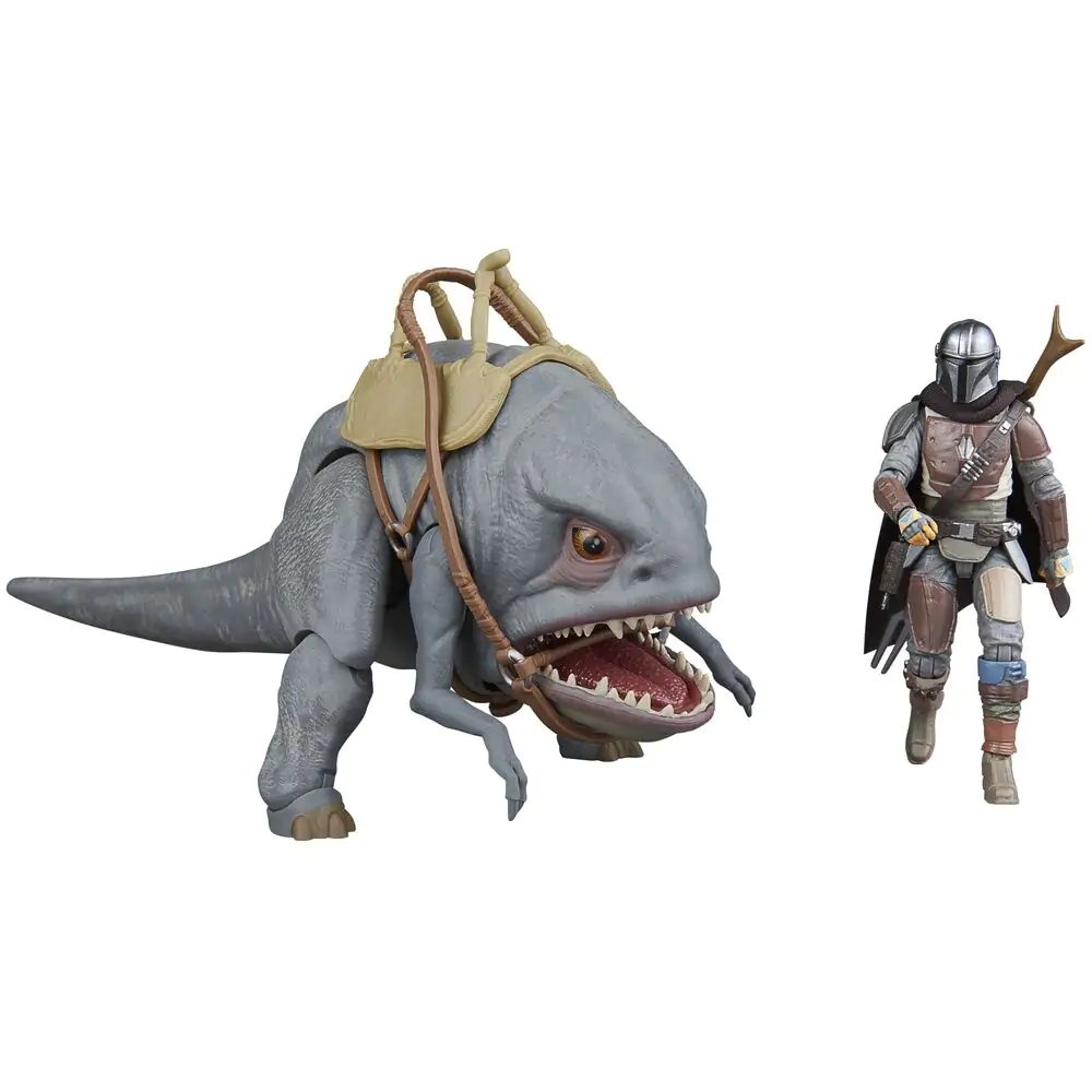 Star Wars The Mandalorian - Blurrg &amp; Mandalorian 2-er Figurn set 9,5cm Produktfoto