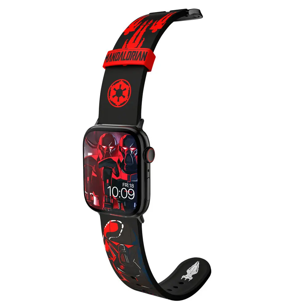 Star Wars: The Mandalorian Smartwatch-Armband Dark Trooper Produktfoto