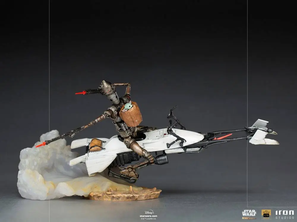 Star Wars The Mandalorian Deluxe Art Scale Statue 1/10 IG-11 & The Child 20 cm Produktfoto
