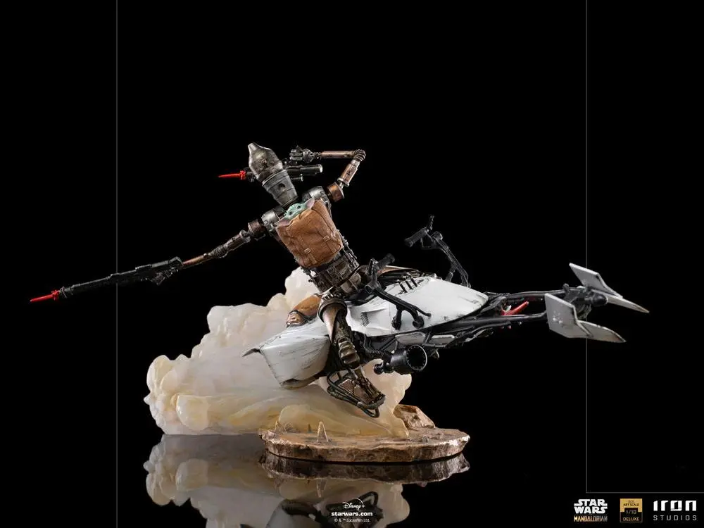 Star Wars The Mandalorian Deluxe Art Scale Statue 1/10 IG-11 & The Child 20 cm Produktfoto