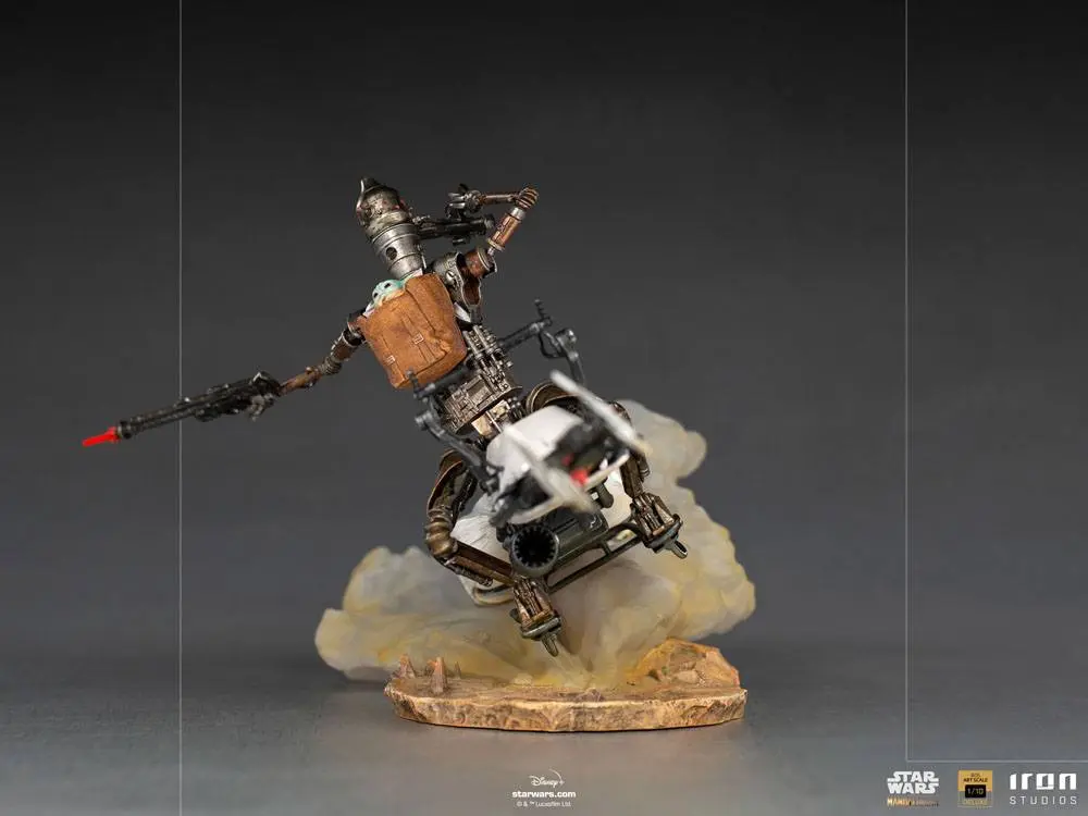 Star Wars The Mandalorian Deluxe Art Scale Statue 1/10 IG-11 & The Child 20 cm Produktfoto