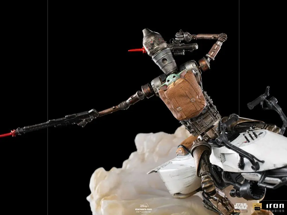 Star Wars The Mandalorian Deluxe Art Scale Statue 1/10 IG-11 & The Child 20 cm Produktfoto
