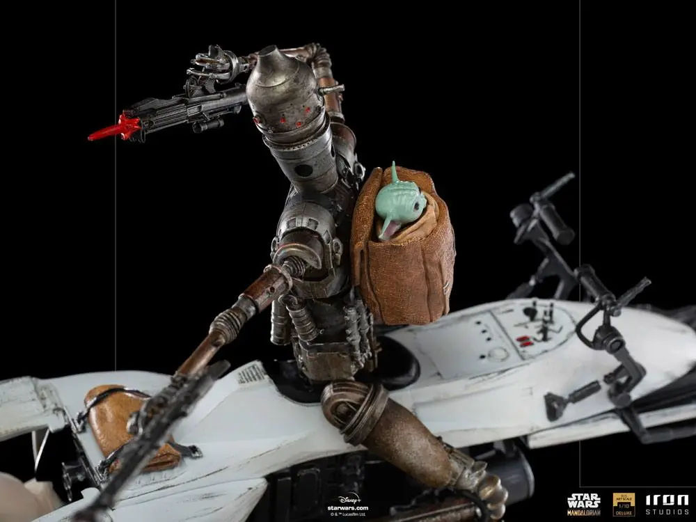 Star Wars The Mandalorian Deluxe Art Scale Statue 1/10 IG-11 & The Child 20 cm Produktfoto