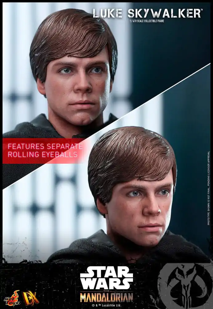 Star Wars: The Mandalorian DX Actionfigur 1/6 Luke Skywalker Deluxe Version Spedial Edition 30 cm Produktfoto